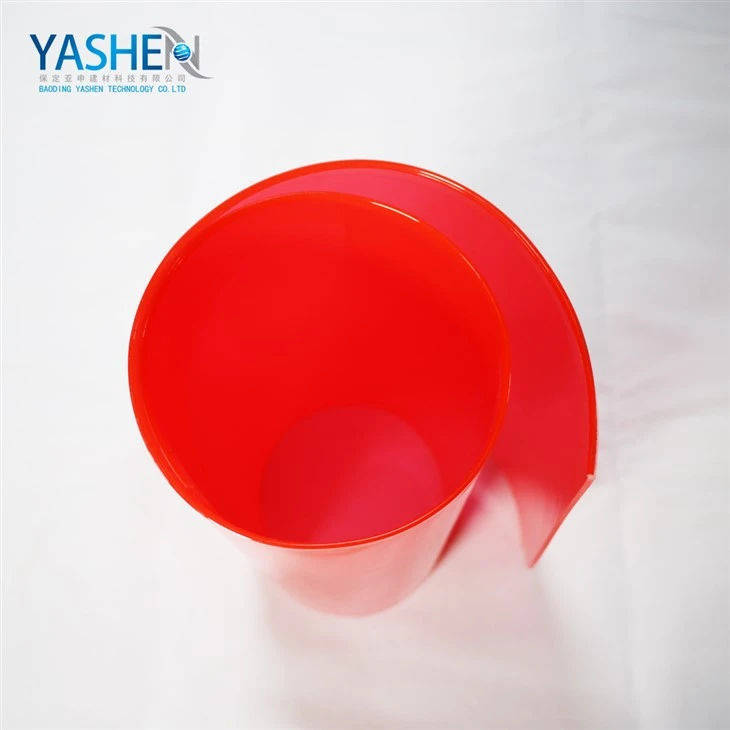 Transparent Red Welding PVC Strip Curtain Transparent Red Welding PVC Strip Curtain